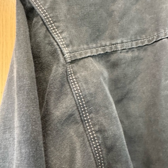 Men's Classic Red Head Ranch Snap Front Western Suede-like Shirt / Medium - Picture 8 of 12